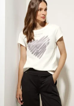 Shirt Mit Schimmerprint