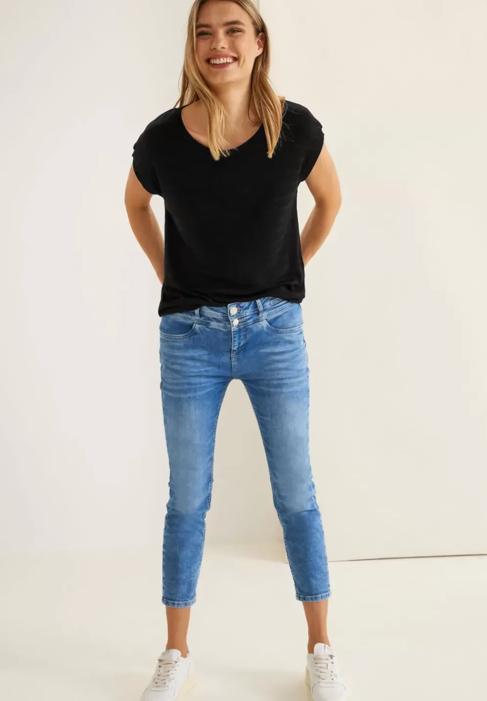 Shirt Mit Schimmer-Streifen
