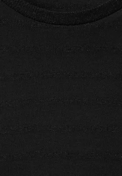 Shirt Mit Schimmer-Streifen