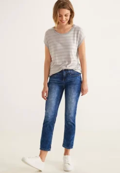 Shirt Mit Schimmer-Streifen