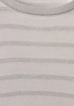 Shirt Mit Schimmer-Streifen