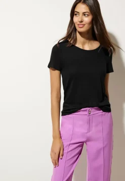Shirt Mit Schlitz Im Nacken