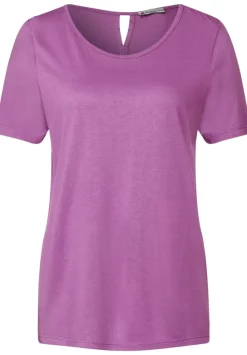 Shirt Mit Schlitz Im Nacken