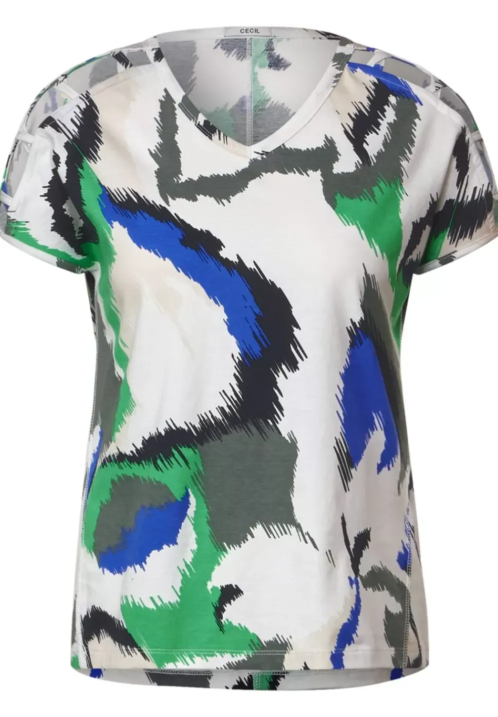 Shirt Mit Schulterdetail
