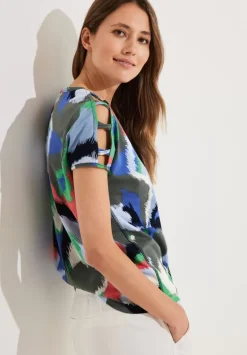 Shirt Mit Schulterdetail