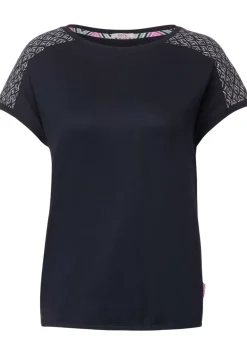 Shirt Mit Schulterprint