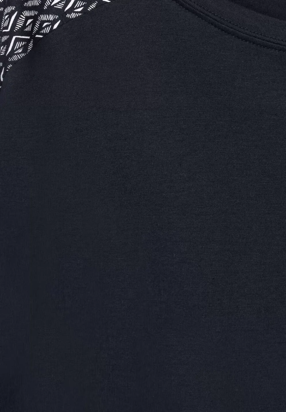 Shirt Mit Schulterprint