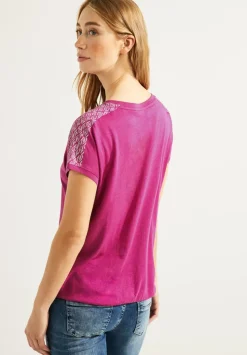 Shirt Mit Schulterprint