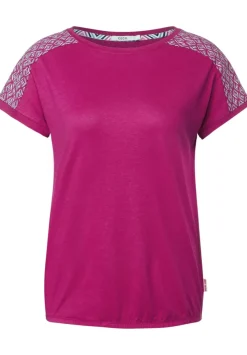 Shirt Mit Schulterprint