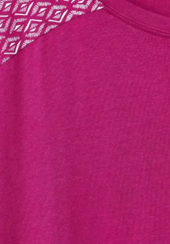 Shirt Mit Schulterprint