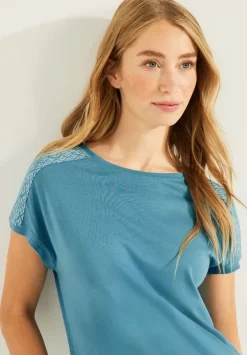 Shirt Mit Schulterprint