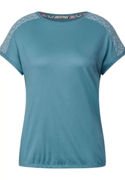 Shirt Mit Schulterprint