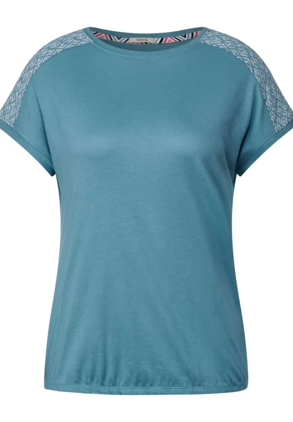 Shirt Mit Schulterprint