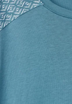 Shirt Mit Schulterprint