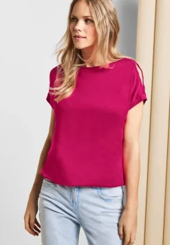 Shirt Mit Schulterschlitz