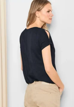 Shirt Mit Schulterschlitz