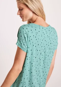 Shirt Mit Schulterschlitz