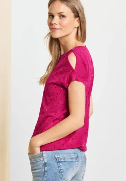 Shirt Mit Schulterschlitz