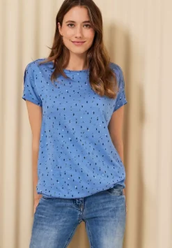 Shirt Mit Schulterschlitz