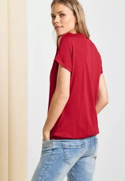 Shirt Mit Schulterschlitz