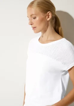 Shirt Mit Spitzendetail