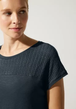 Shirt Mit Spitzendetail