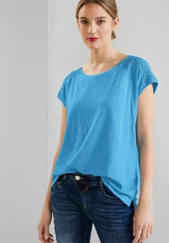 Shirt Mit Spitzeneinsatz