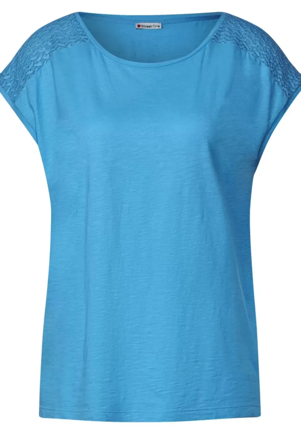 Shirt Mit Spitzeneinsatz