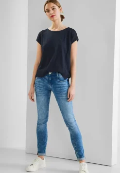 Shirt Mit Spitzeneinsatz