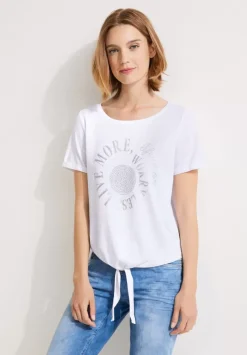 Shirt Mit Steinchen Print