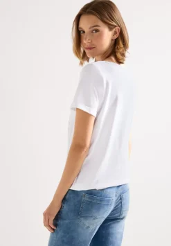 Shirt Mit Steinchen Print