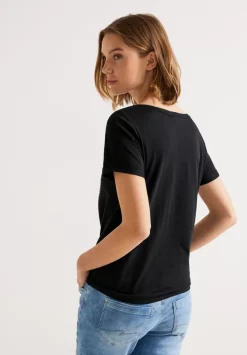 Shirt Mit Steinchen Print