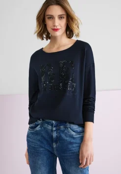 Shirt Mit Steinchenwording