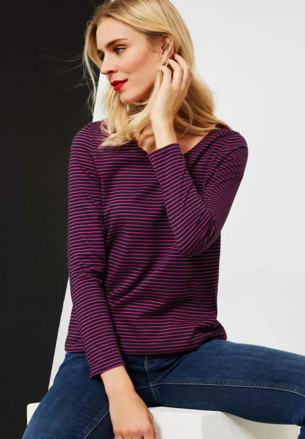 Shirt Mit Streifenmuster