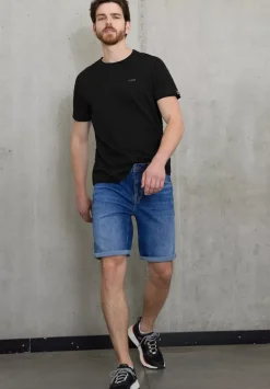 Shirt Mit Struktur Streifen