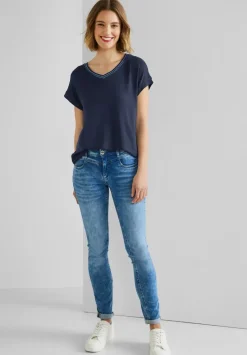 Shirt Mit V-Ausschnitt