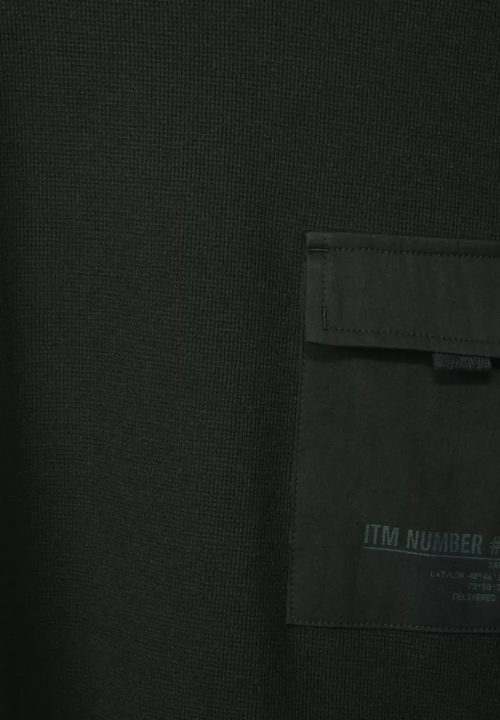 Shirt Mit Waffelstruktur