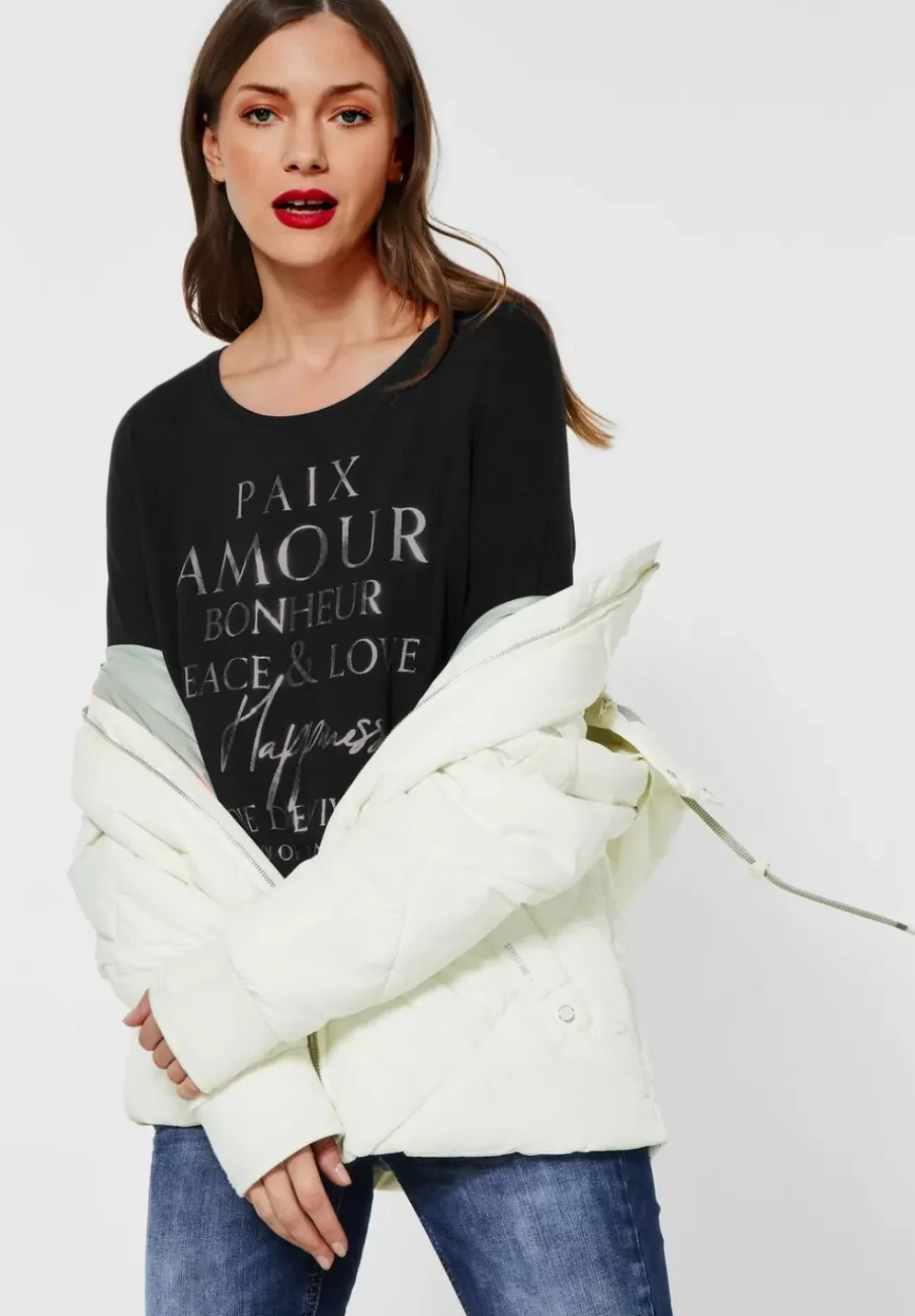 Shirt Mit Wording Print