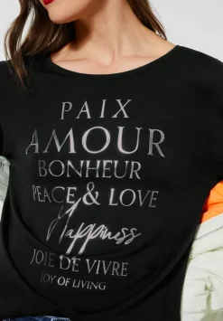 Shirt Mit Wording Print