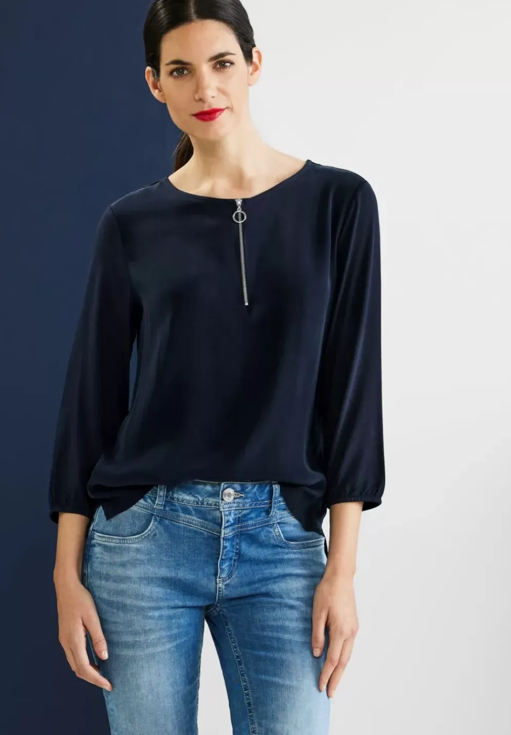 Shirt Mit Zipper