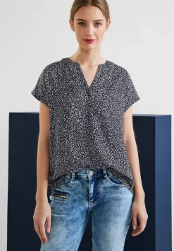 Shirtbluse Mit Minimalprint