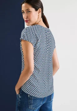 Shirtbluse Mit Minimalprint