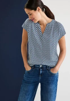 Shirtbluse Mit Minimalprint