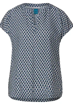 Shirtbluse Mit Minimalprint