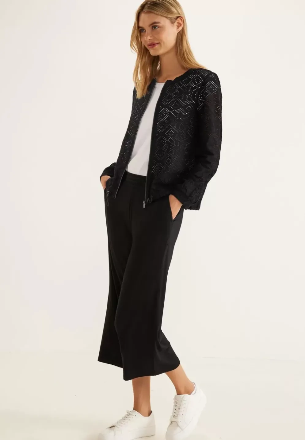 Shirtjacke Aus Spitze