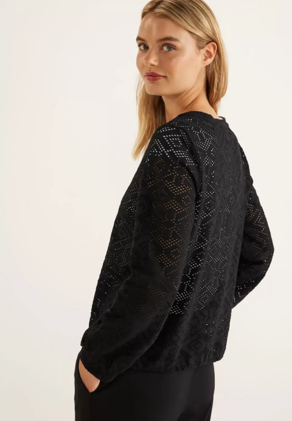 Shirtjacke Aus Spitze