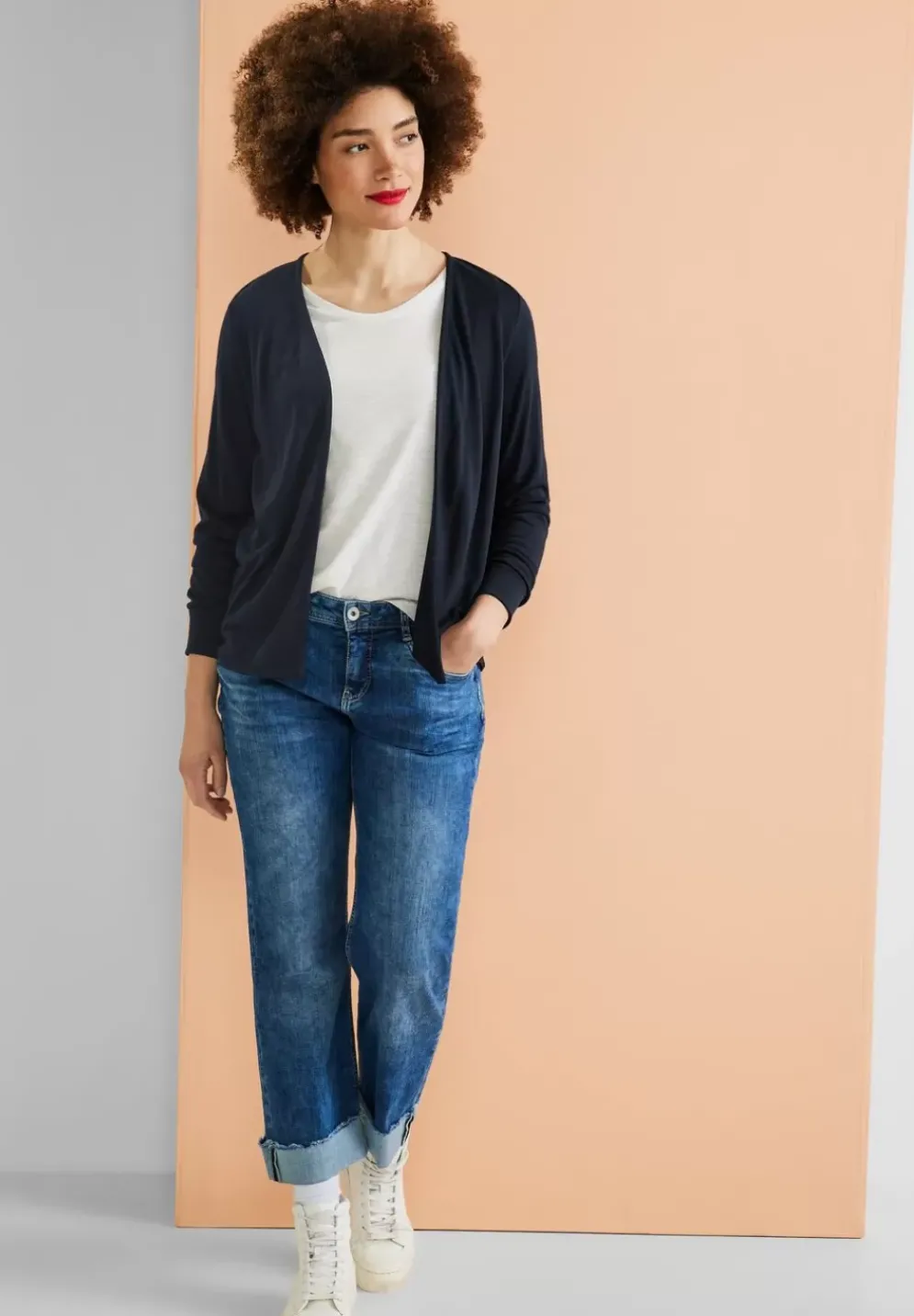 Shirtjacke In Unifarbe