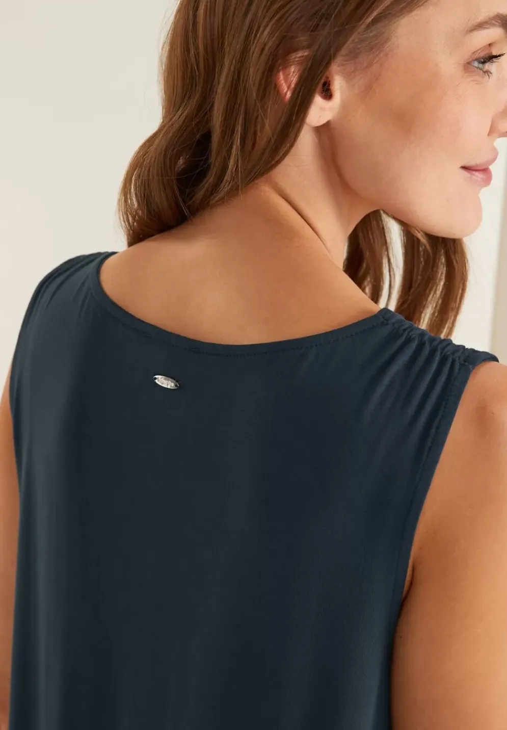 Shirtkleid In Unifarbe