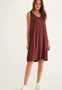 Shirtkleid In Unifarbe