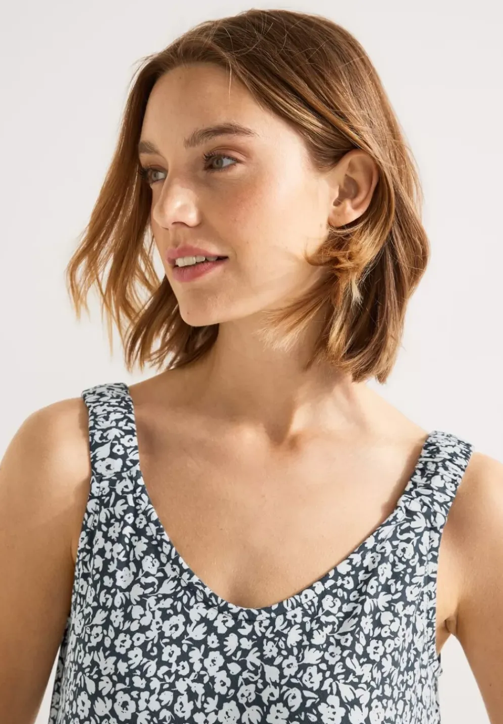 Shirtkleid Mit Blumenprint